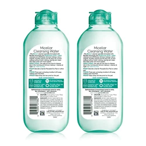 Garnier Micellar Water with Hyaluronic Acid 13.5 Fl Oz | Hydrating & Makeup Remover for All Skin Types thumbnail 2