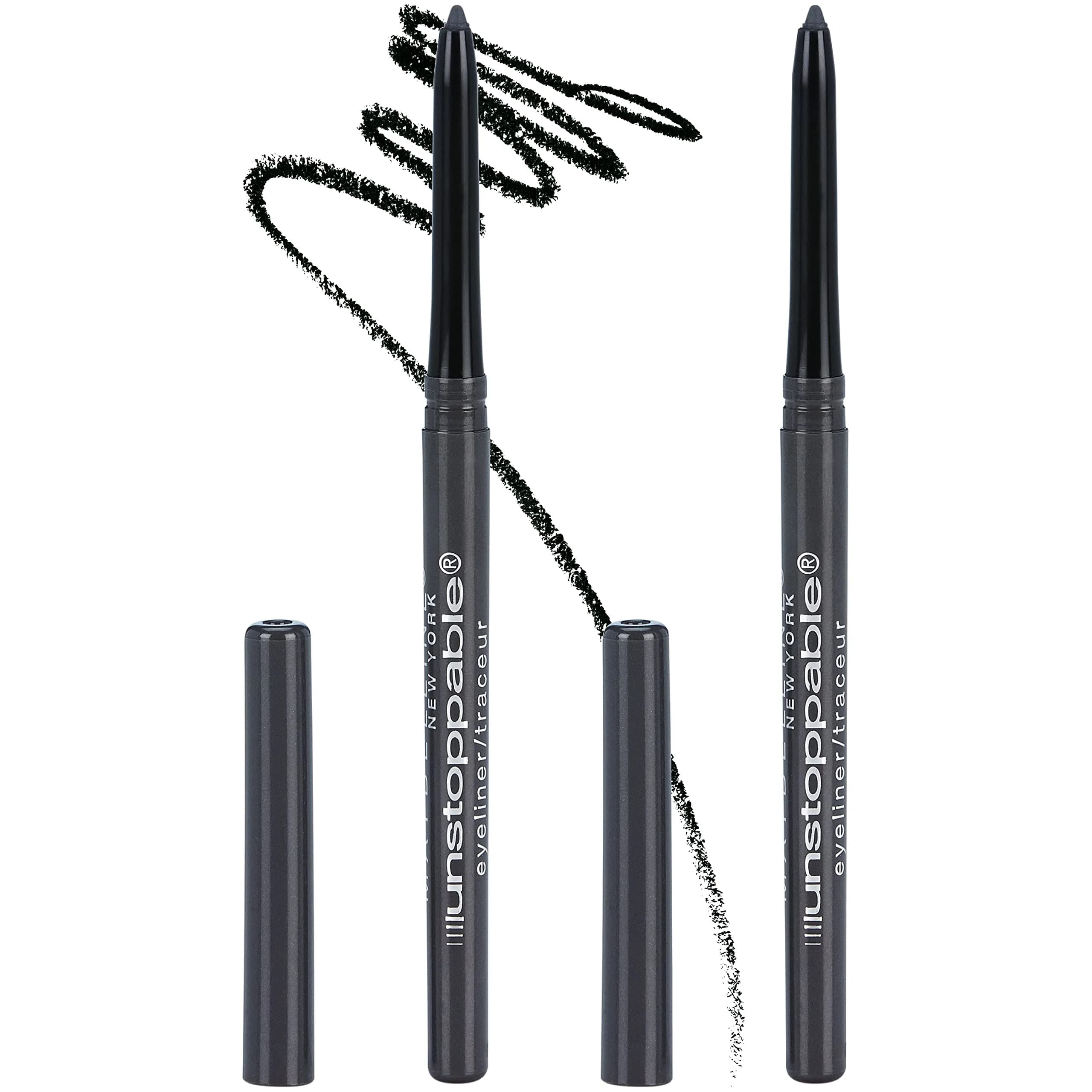 Maybelline Unstoppable Waterproof Mechanical Eyeliner Pencil Cinnabar 0.02 oz (Pack of 2) | Smudge-Resistant & Ophthalmologist Tested — 2-Pack