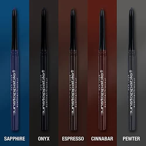 Maybelline Unstoppable Waterproof Mechanical Eyeliner Pencil Cinnabar 0.02 oz (Pack of 2) | Smudge-Resistant & Ophthalmologist Tested thumbnail 5