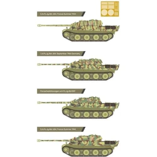 Academy 13539 1/35 German Heavy Tank Destroyer Jagdpanter G1 Model Kit | Precise Armor & WWII Detail (110-120 chars) thumbnail 8