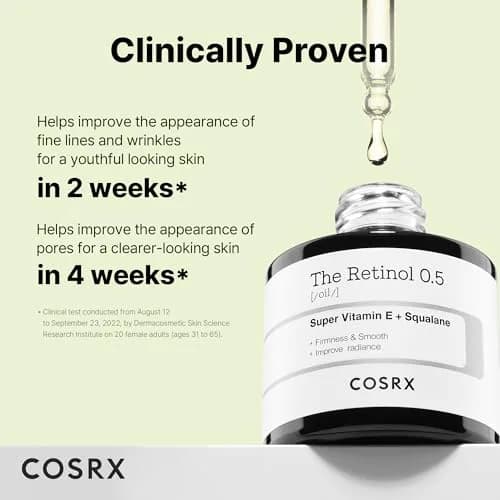COSRX Retinol 0.5 Oil | Anti-Aging Serum for Fine Lines & Firmness, 20ml thumbnail 4