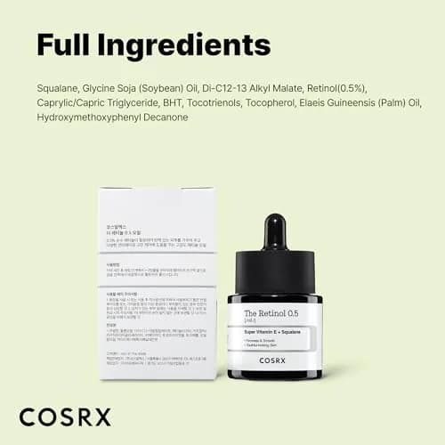 COSRX Retinol 0.5 Oil | Anti-Aging Serum for Fine Lines & Firmness, 20ml thumbnail 9