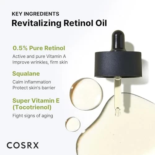 COSRX Retinol 0.5 Oil | Anti-Aging Serum for Fine Lines & Firmness, 20ml thumbnail 3