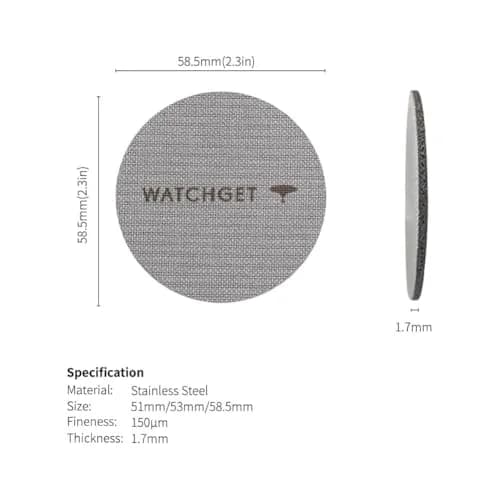 watchget 58.35mm Espresso Puck Screen 1.7mm Thickness | Improves Extraction & Keeps Brew Head Clean thumbnail 2