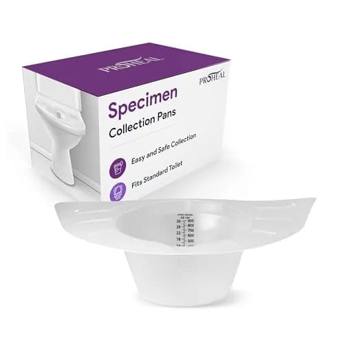 ProHeal Urine Hats for Toilet | Durable Sample Collection Kit, 4 Pack thumbnail 1