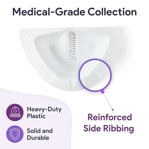 ProHeal Urine Hats for Toilet | Durable Sample Collection Kit, 4 Pack thumbnail 2