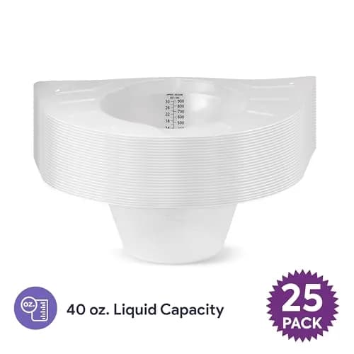 ProHeal Urine Hats for Toilet - Stool Sample Collection Kit, 10 Pack | Universal Fit, Durable Plastic, Easy Pour Spout thumbnail 6