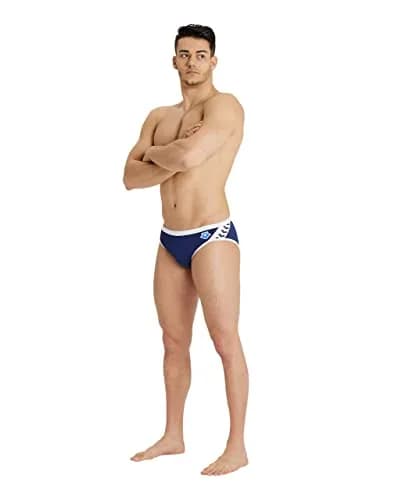 ARENA Men's Icons Swim Brief Solid MaxLife Athletic Swimwear US Size 26 | Chlorine-Resistant & UV Protected thumbnail 9