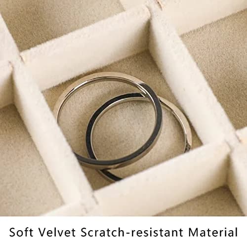 Frebeauty Jewelry Trays for Drawer | Set of 9 Velvet Organizer & Storage thumbnail 7