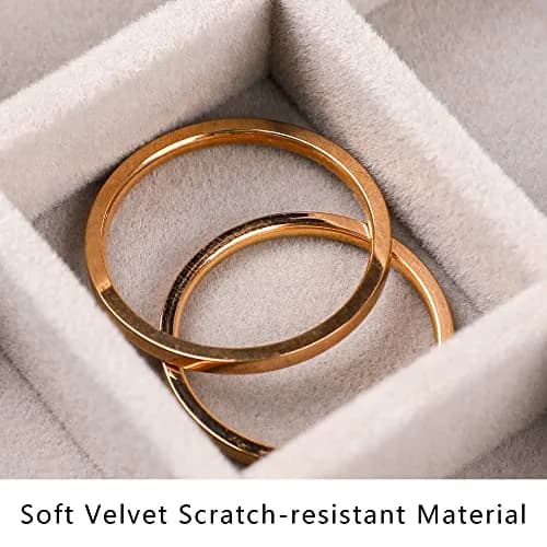 Frebeauty Jewelry Trays for Drawer | Set of 6 Velvet Organizer & Storage thumbnail 7