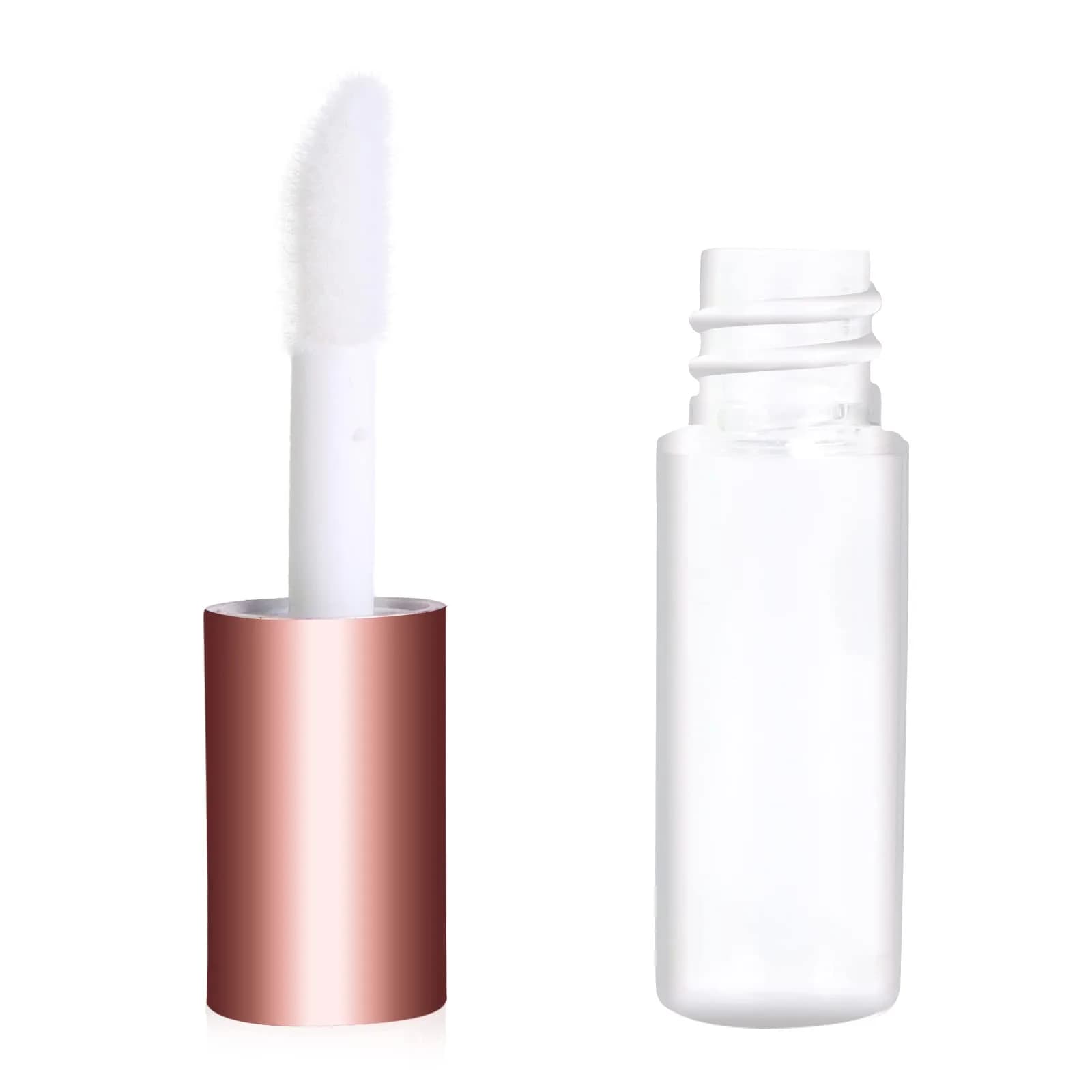 Mydio Clear Empty Lip Gloss Tubes with Rose Gold Lid, 50 Pack 1.2ml | Leak Proof Containers for DIY Lip Balm & Eyelash Growth Oil - view 4