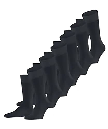 FALKE Happy 6-Pack Men's Socks, Dark Navy Blue 6375 | Comfortable Cotton Fit for Men in India thumbnail 1