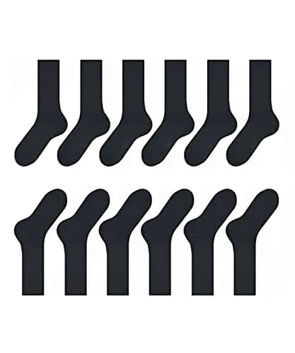 FALKE Happy 6-Pack Men's Socks, Dark Navy Blue 6375 | Comfortable Cotton Fit for Men in India thumbnail 4