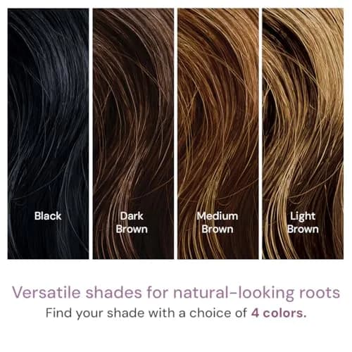 STYLE EDIT Root Touch Up Stick | Temporary Hair Color for Gray Roots | Transfer-Resistant, Salon-Quality | Medium Brown, 0.11 oz (Pack of 2) thumbnail 6