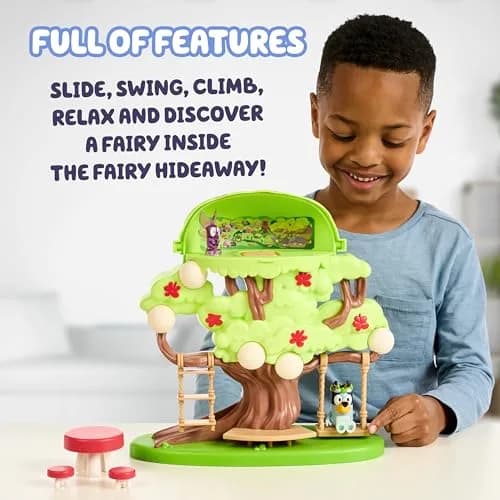 Bluey 2-Sided Treehouse Playset with Figure & Accessories, 27.94 cm (11”) | ASTM-Tested Toy for Kids Ages 3+ thumbnail 5