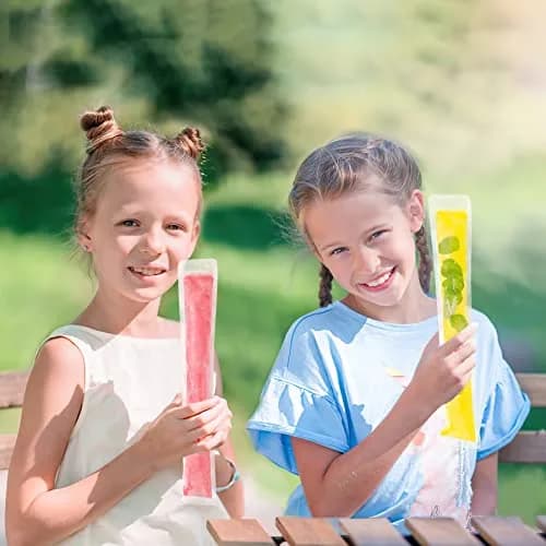 FEBSNOW Disposable Ice Popsicle Mold Bags 120 Pack | BPA-Free, Zip Sealed, 11x2 Inch thumbnail 6