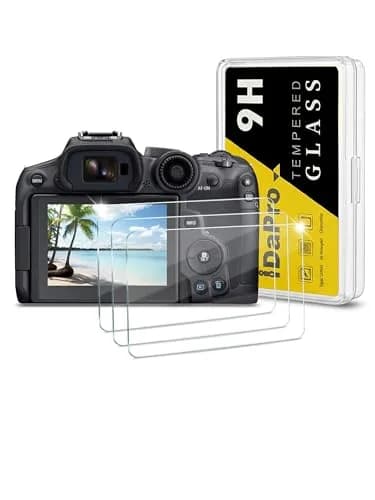 iDaPro Screen Protector for Canon EOS R7 9H Tempered Glass | Scratch & Drop Resistant, Ultra Clear (70-120 chars) thumbnail 1