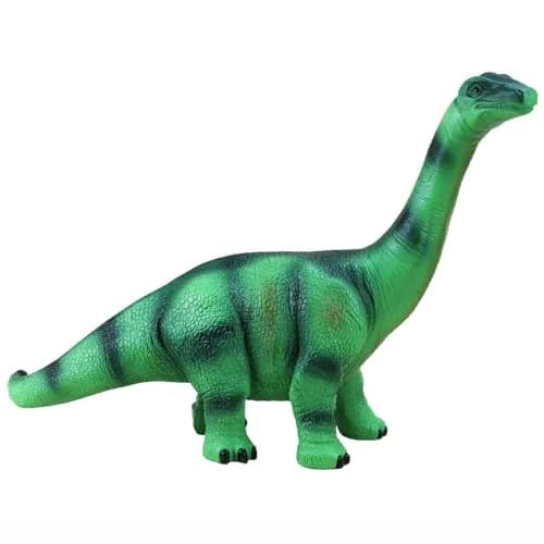 MASSJOY Resin Large Brachiosaurus Piggy Bank | Eco-Friendly Kid's Coin Bank (16in x 12in) thumbnail 6