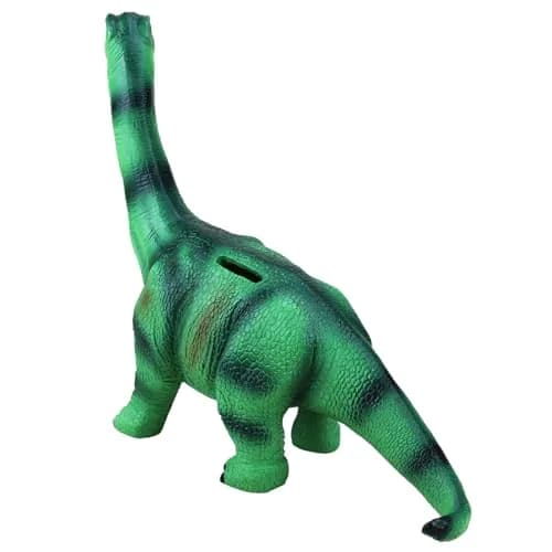 MASSJOY Resin Large Brachiosaurus Piggy Bank | Eco-Friendly Kid's Coin Bank (16in x 12in) thumbnail 7