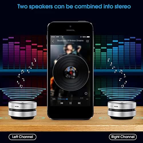 Splenssy Bone Conduction Mini Speaker 2 Pack | Portable Wireless Stereo Sound with Built-in Mic thumbnail 7