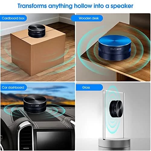 Splenssy Bone Conduction Mini Speaker Black | Portable Wireless Stereo Sound with Mic thumbnail 6