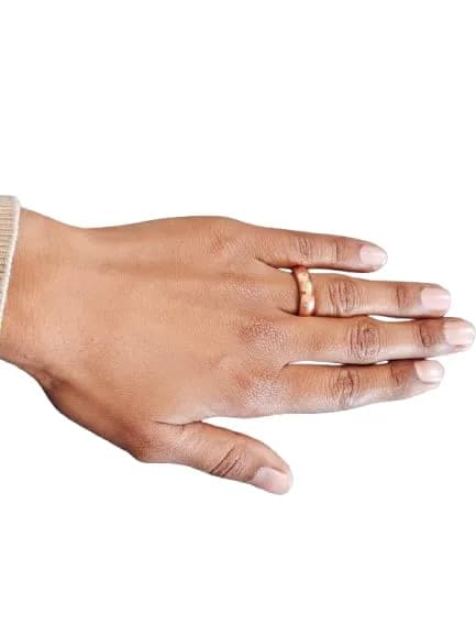 CHAKRADHARI Copper Ring 26mm | Ayurveda Healing & Planet Energies (70-120 chars) thumbnail 4