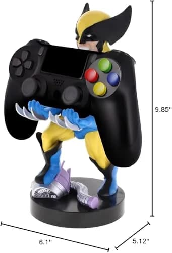 Exquisite Gaming Marvel Wolverine Cable Guys Controller Holder, PS5 Stand Figure, Device Organizer | Official Marvel Collectible (110c) thumbnail 8