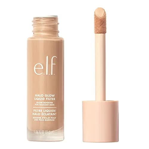 e.l.f. Halo Glow Liquid Filter 3 Light/Medium 31ml (1.06 Fl Oz) | Hydrating Complexion Boost for Radiant Skin — 3 Light/Medium