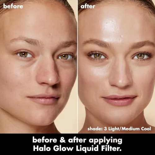 e.l.f. Halo Glow Liquid Filter 3 Light/Medium 31ml (1.06 Fl Oz) | Hydrating Complexion Boost for Radiant Skin thumbnail 5