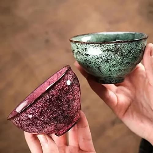 Lxuwbd Ceramic Teacups 5pcs | Modern Style, 3.5oz Each, Durable & Elegant thumbnail 5