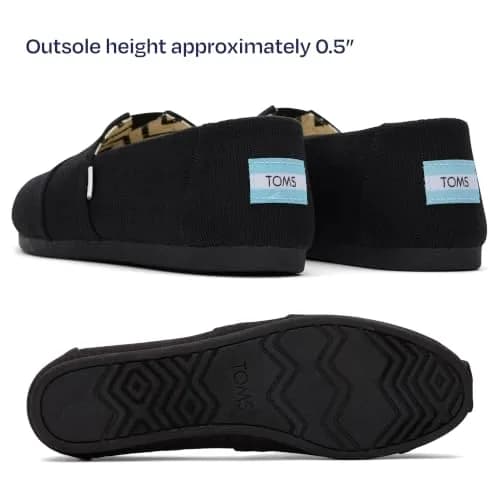 TOMS Women's Alpargata Wide Espadrille Flat 7 | Eco-Friendly Recycled Cotton Canvas thumbnail 6