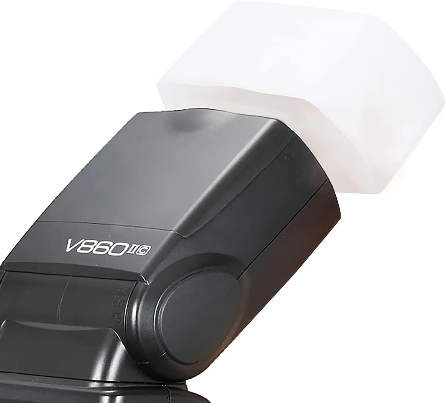 GODOX Flash Diffuser for Speedlight | Compatible with Canon 560 565EX 580EX & Godox V860 TT600 | White - main product image