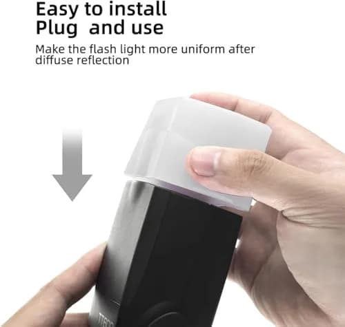GODOX Flash Diffuser for Speedlight | Compatible with Canon 560 565EX 580EX & Godox V860 TT600 | White thumbnail 2