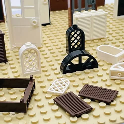 Miutrue Building Bricks Kit Glasses Windows and Doors Set Accessories | Compatible with Major Brands for Kids thumbnail 7
