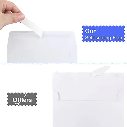 Joyberg Blank Cards and Envelopes 4x6 Inch, 30 Pack White Invitation Cardstock with 30 Pack Envelopes | Self-Seal for All Occasions thumbnail 3