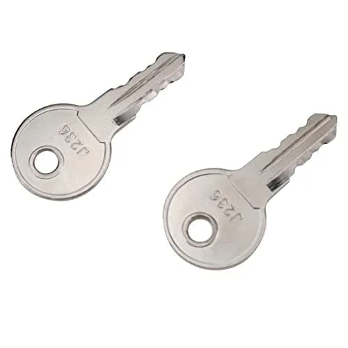 JZGRDN Door Lock Keys 2-Pack Silver | Modern Key Lock Replacement (70-120 chars) thumbnail 5