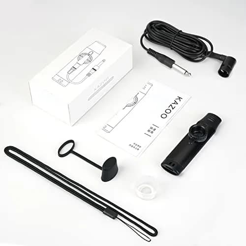 Ueteto Metal Electric Kazoo with Pickup (Tenor, Electric Black) | Professional Grade Instrument thumbnail 4