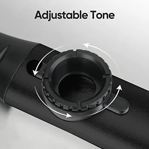 Ueteto Metal Electric Kazoo with Pickup (Tenor, Electric Black) | Professional Grade Instrument thumbnail 2