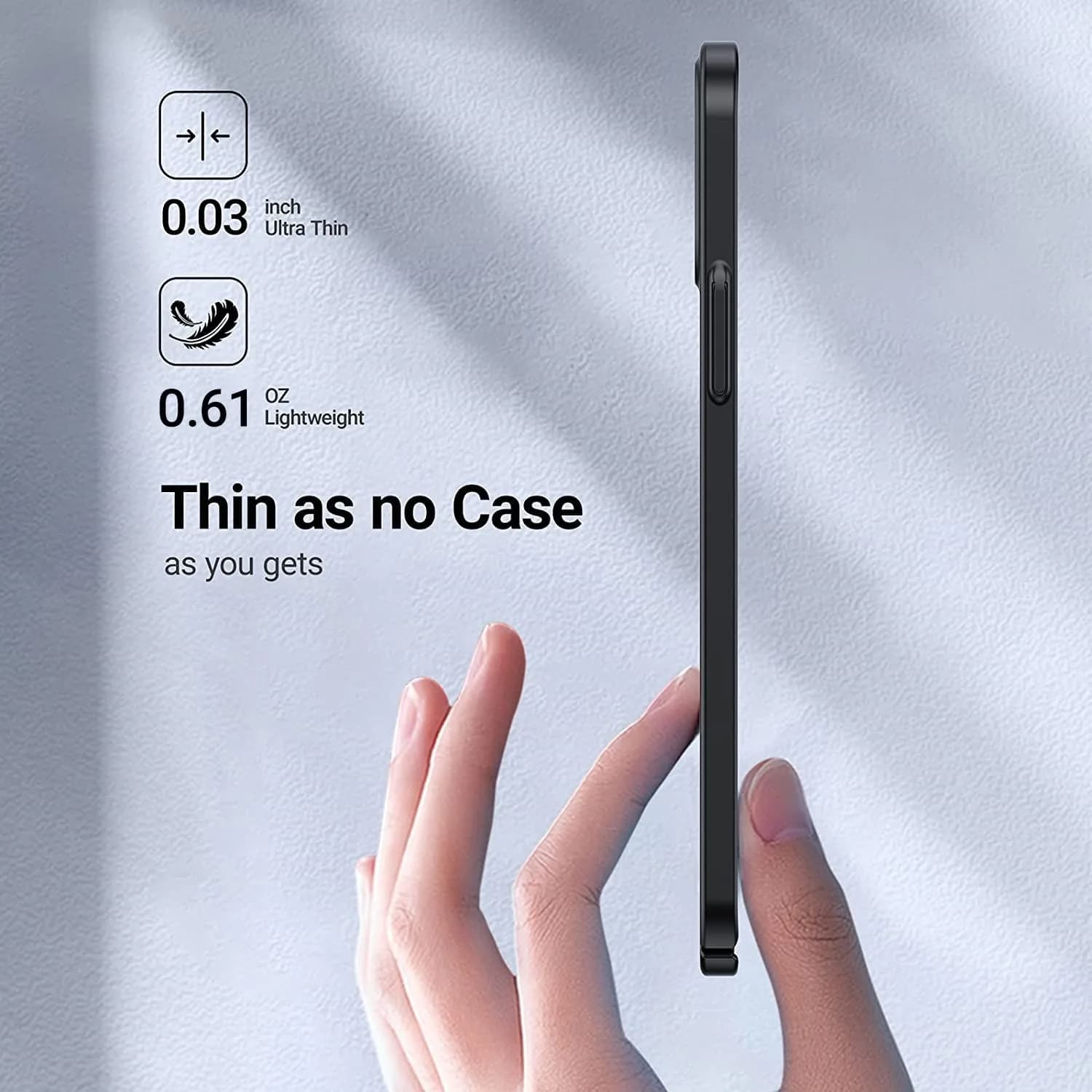 TORRAS Slim Fit for iPhone 14/13 Case | Ultra-Thin Impact-Resistant Cover with Anti-Scratch & No Fingerprint (6.1") thumbnail 2