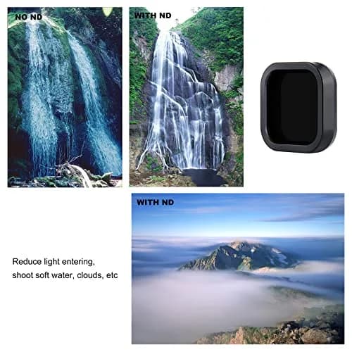 YALLSAME ND & CPL Filter Set for GoPro Hero 9/10/11/12 Black & Mini | 5-Piece Glass Filter Kit with Nano Coating thumbnail 4
