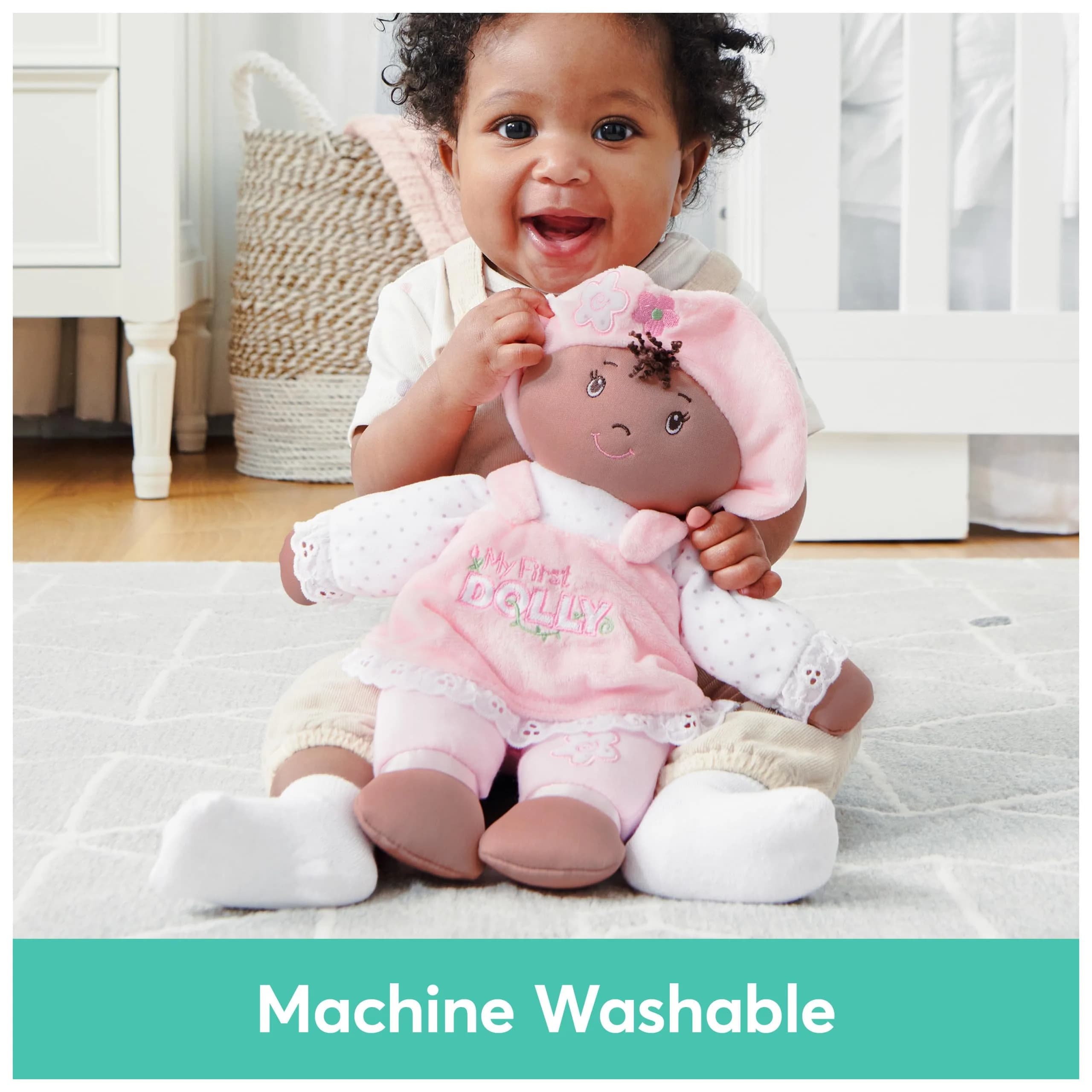 Baby GUND My First Dolly Plush Doll 33cm (13 Inch) | ASTM-Tested, Safe for Ages 0+ - view 5