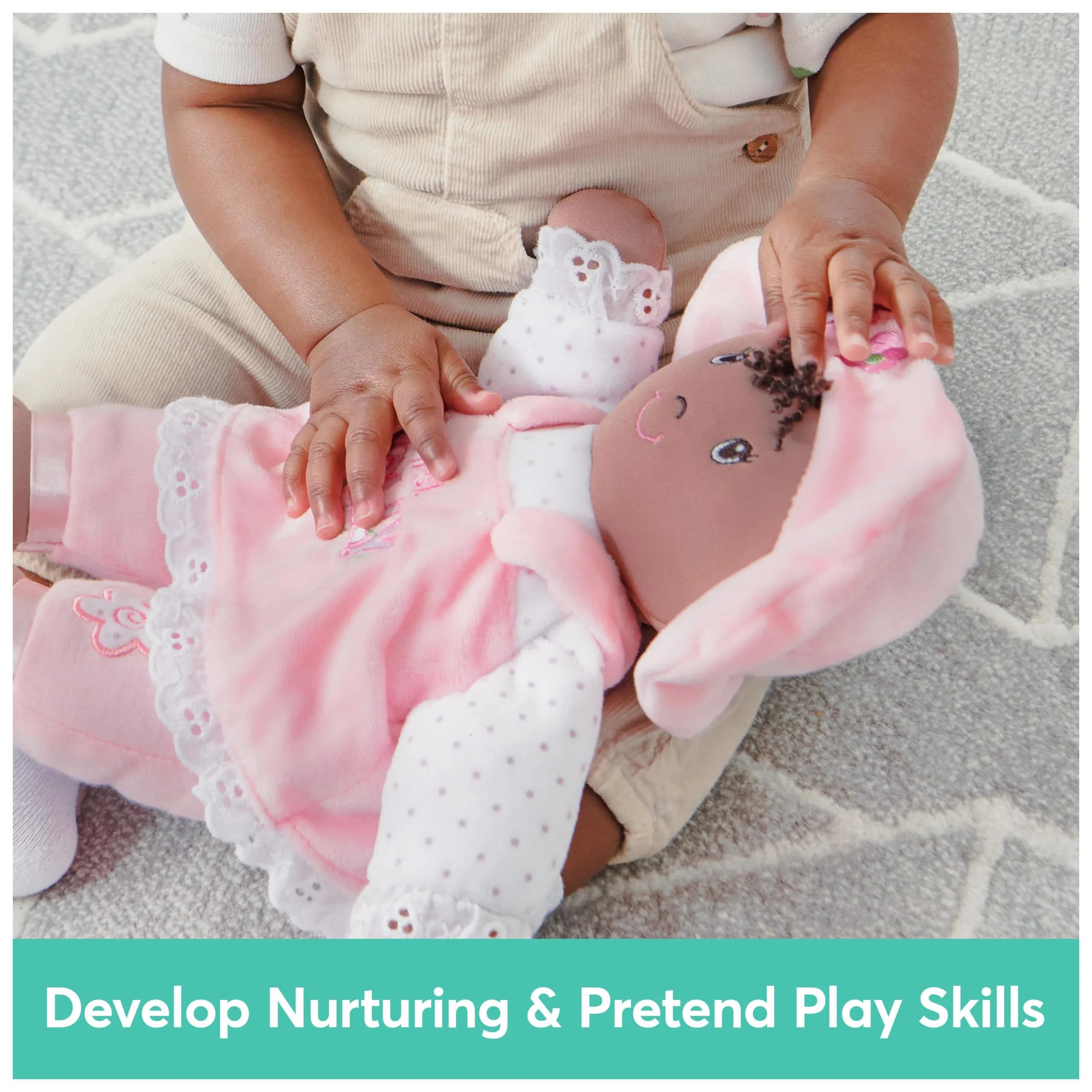 Baby GUND My First Dolly Plush Doll 33cm (13 Inch) | ASTM-Tested, Safe for Ages 0+ - view 4