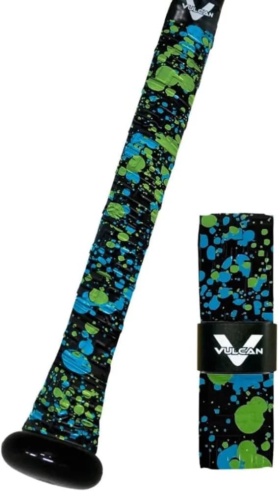 Vulcan 1.00mm Bat Grip Slime Splatter | Baseball/Softball Bat Handle Wrap | 28 inches (71.1 cm) - main product image