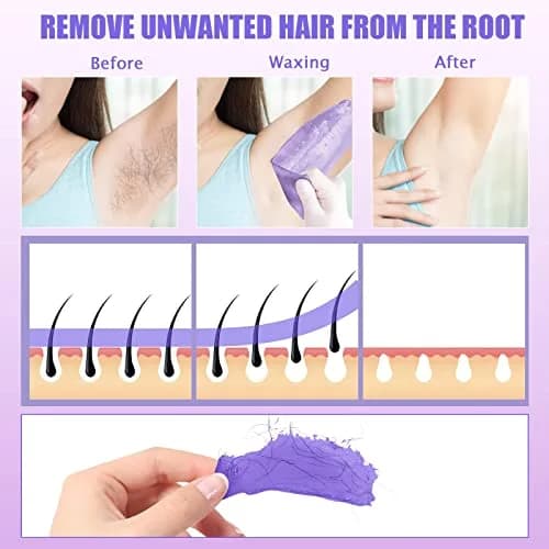 TIKESI Waxing Kit for Hair Removal 500ml | Gentle, Full Body, Home Use thumbnail 2