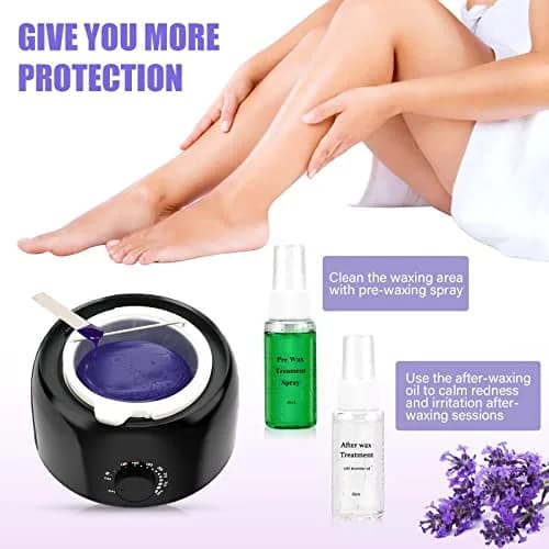TIKESI Waxing Kit for Hair Removal 500ml | Gentle, Full Body, Home Use thumbnail 3