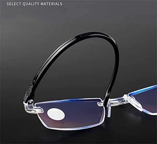 Yiushing Color Glint Sapphire High Hardness Anti-blue Progressive Reading Glasses +2.50 for Adults thumbnail 3
