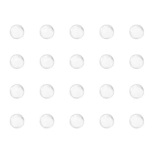 uxcell 3mm Solid Round Clear Glass Ball Boiling Stones 500pcs | Chemically Inert Soda Lime Glass thumbnail 1