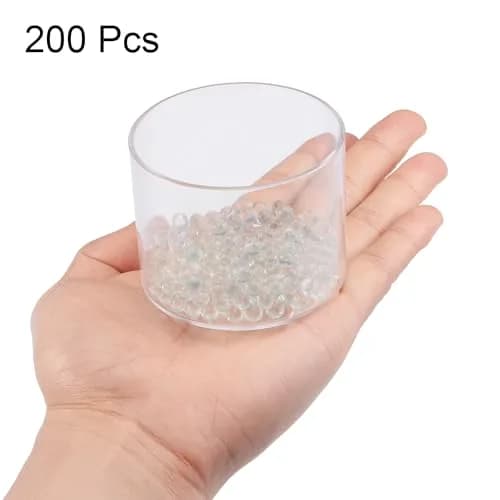 uxcell 6mm Clear Glass Ball Beads 200pcs | Paint Mixing Agitators thumbnail 3