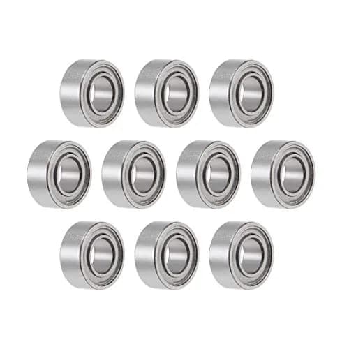 uxcell SMR63ZZ Deep Groove Ball Bearing 3mm x 6mm x 2.5mm | Stainless Steel, Shielded, High Speed thumbnail 1