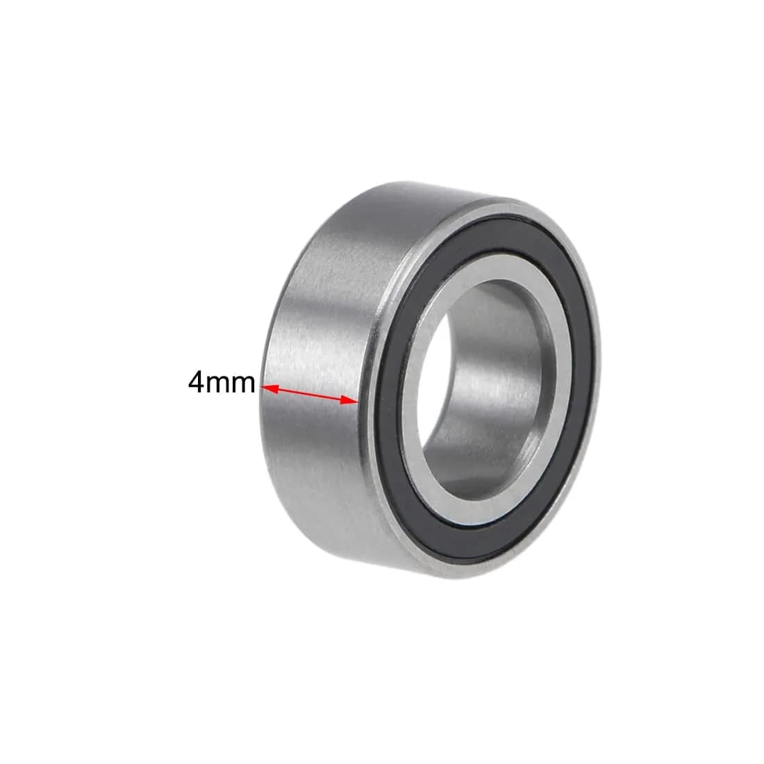 uxcell MR116-2RS Ball Bearings 6mm Inner Dia 11mm OD 4mm Bore Double Sealed Chrome Steel Z2 10pcs - view 3